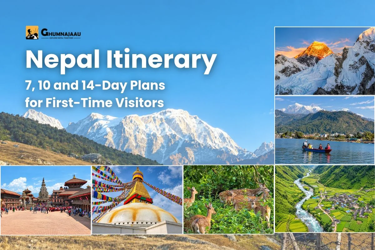 Nepal Itinerary: 7, 10 and 14-Day Plans for First-Time Visitors